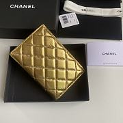 Chanel Passport Holder Gold 14.5x10.5x2cm - 3