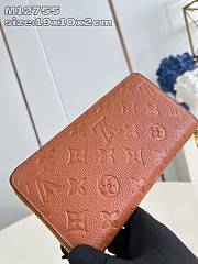 Louis Vuitton LV Zippy Wallet Monogram Cognac 19.5x10.5x2.5cm - 2