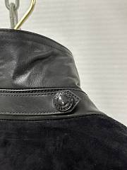Tom Ford Leather Suede Bomber Jacket Black - 5