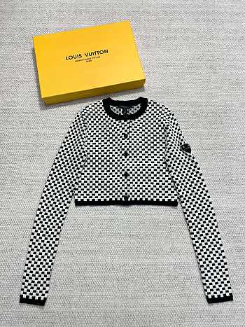 Louis Vuitton LV Damier Wool Coat