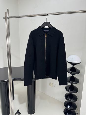 Louis Vuitton LV Blason Embossed Wool Blouson