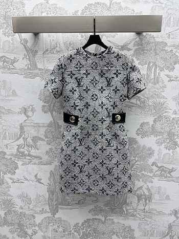 Louis Vuitton LV Monogram Tweed Dress
