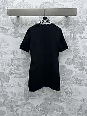 Louis Vuitton LV Broderie Collar Zip-Up Knit Dress - 2