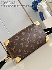 Louis Vuitton LV Speedy Trunk 20 Bag Black 20.5x16x11cm - 5