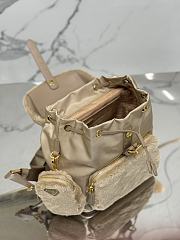Prada Re-Nylon Shearling Backpack 25x20.5x11.5cm - 4