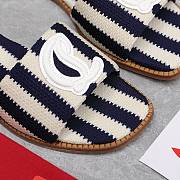 Christian Louboutin Mules Malha Printed Fabric Blue  - 5