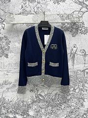 Valentino Blue Cardigan - 1