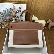 Hermes Birkin Bag Inside Out Brown 35cm - 6