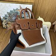 Hermes Birkin Bag Inside Out Brown 35cm - 3