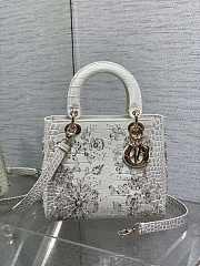 Dior Lady Embroidered Beaded Himalayan Bag 24cm - 1