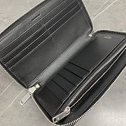 Celine Black Grained Calfskin Wallet 19x10x2cm - 5