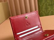 Gucci Wallet Red Marmont 11x8.5x3cm - 5