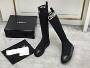 Chanel Black Sock Boot - 5