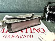 Valentino Garavani Small Locò Shoulder Bag Grey 19x10.5x5cm - 5