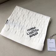 Louis Vuitton LV White Damier Scarf 25x180cm - 2