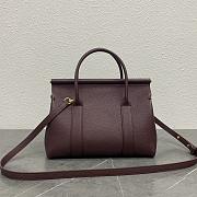 Loro Piana Loom Bag L25 Red Wine 25x17x12cm - 6