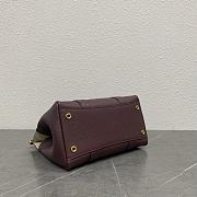 Loro Piana Loom Bag L25 Red Wine 25x17x12cm - 4