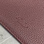 Loro Piana Loom Bag L25 Red Wine 25x17x12cm - 2