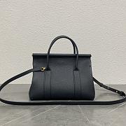 Loro Piana Loom Bag L25 Black Calfskin 25x17x12cm - 4