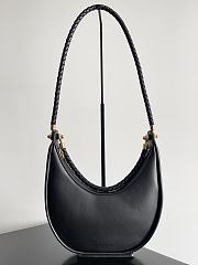 Bottega Veneta Hula Hoop Black Bag 28x27x6cm - 6