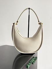 Bottega Veneta Hula Hoop White Bag 28x27x6cm - 1