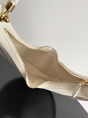 Bottega Veneta Hula Hoop White Bag 28x27x6cm - 3