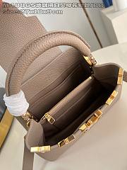 Louis Vuitton LV Capucines Bag BB Grey 27cm - 6