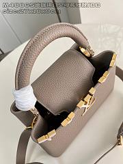Louis Vuitton LV Capucines Bag BB Grey 27cm - 5
