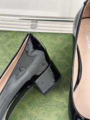 Gucci Ballerina Black Patent Flat - 2