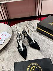 Christian Louboutin Athina Pump 100mm Suede Black - 3