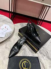 Christian Louboutin Sporty Kate Sling Black Pump 5.5cm - 2