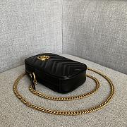 Gucci GG Marmont Mini Bag Black 17x11x5cm - 2