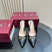 Gucci Women's Horsebit Pump Black 8.5cm - 3