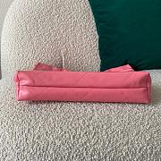 Chanel 22 Handbag Pink Lambskin Gold 37x31x7cm - 5