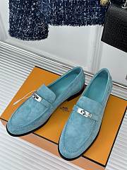 Hermes Destin Loafer Vert Deau - 5