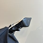 YSL Slingback White Sandal Heel 10cm - 4