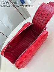 Louis Vuitton LV Dopp Kit Red 28x16.5x15cm - 3