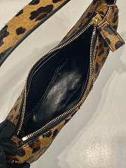 Prada Arqué Printed Leather Shoulder Bag 22.5x18.5x6cm - 6