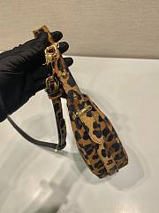 Prada Arqué Printed Leather Shoulder Bag 22.5x18.5x6cm - 4