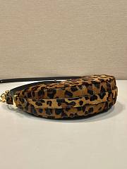 Prada Arqué Printed Leather Shoulder Bag 22.5x18.5x6cm - 3