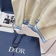Dior Embroidered Tag Logo Cardigan - 4