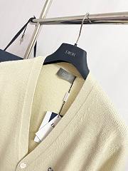Dior Embroidered Tag Logo Cardigan - 3
