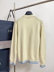 Dior Embroidered Tag Logo Cardigan - 2