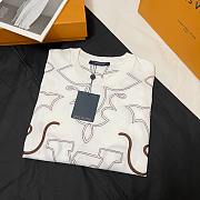 Louis Vuitton LV Embroidered Cotton T-Shirt - 3
