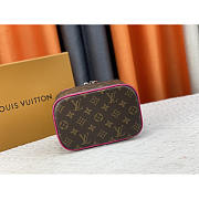 Louis Vuitton LV Nice Mini Cosmetic Bag Pink 20x13.5x12cm - 6