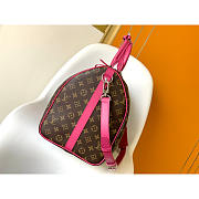 Louis Vuitton LV Keepall Bandouliere 45 Pondichery Pink 45x27x20cm - 4