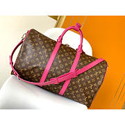 Louis Vuitton LV Keepall Bandouliere 45 Pondichery Pink 45x27x20cm - 3