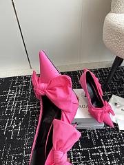 Balenciaga Knife Knot 110mm Pump Bright Pink  - 4