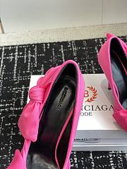 Balenciaga Knife Knot 110mm Pump Bright Pink  - 3