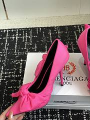 Balenciaga Knife Knot 110mm Pump Bright Pink  - 2